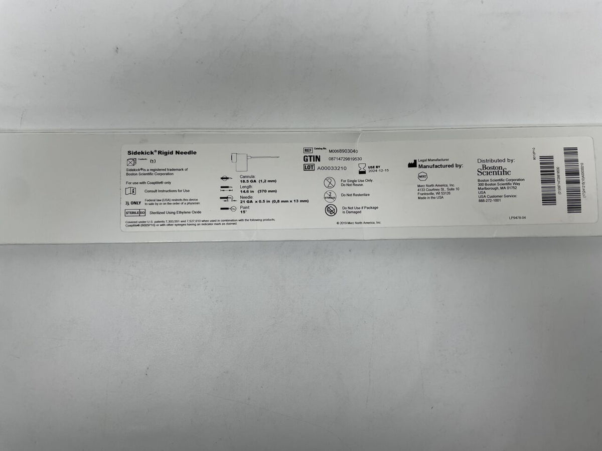 890304 - BOSTON SCIENTIFIC - Sidekick Rigid Needle, 21 GA, 14.6 in. Size, (BX/1)
