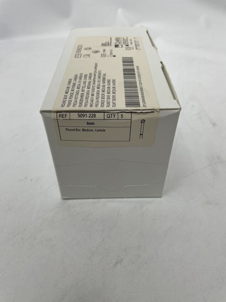 5091-228 - CONMED - Round Bir, Medium, Carbide, 4mm, (BX/5)