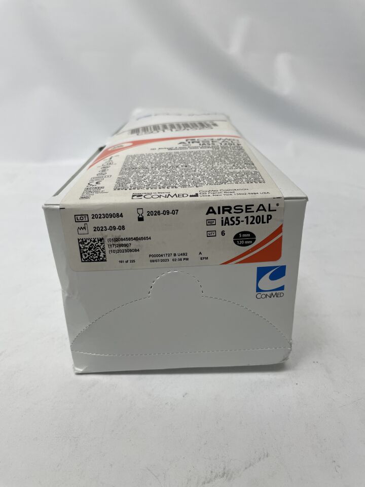IAS5-120LP - CONMED - Airseal 5mm Access Port and Low Profile Obturator with Bladeless Optical Tip, 120mm length, (BX/6)