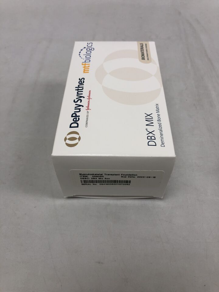 58050 - DEPUY - Musculoskeletal Transplant Foundation, 5cc, (BX/1)