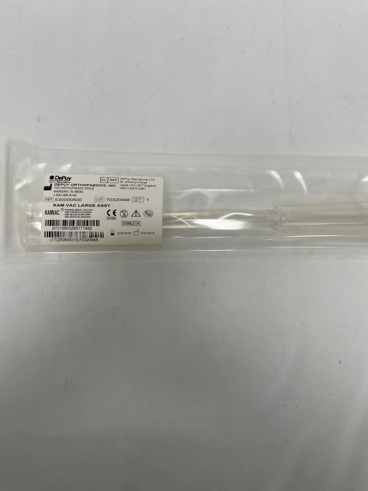5300-00-500 - DEPUY - KAM VAC Standard Suction Tube, Large, (EA)