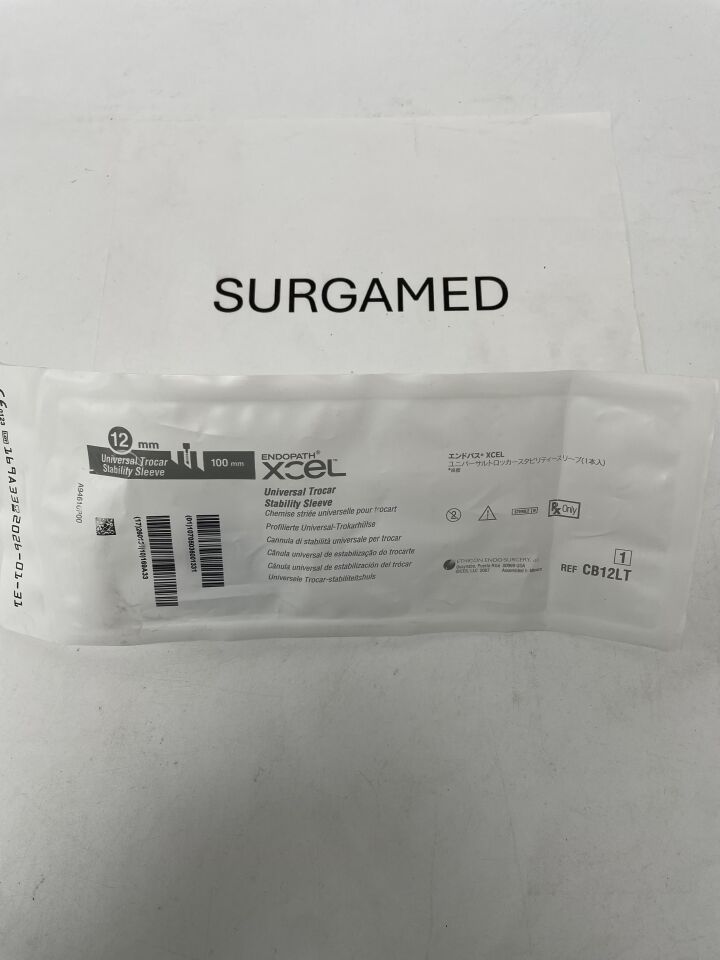 CB12LT - ETHICON - Endopath Xcel Universal Sleeve Trocar, 12 x 100mm, (EA)