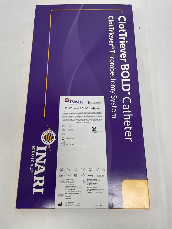 42-102 - INARI MEDICAL - ClotTriever BOLD Thrombectomy Catheter - 12Fr x 16mm x 80cm, (BX/1)