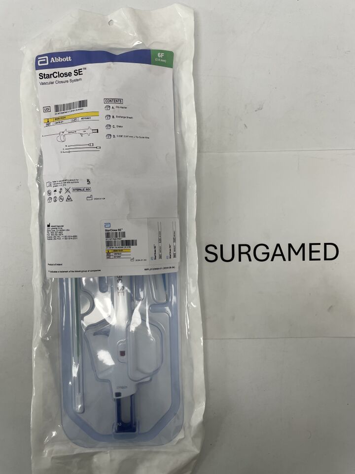 14679-01 - ABBOTT - StarClose SE Vascular Closure System, Green Sheath, (EA)