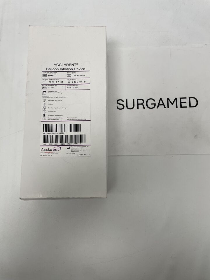 BID30 - ACCLARENT - Acclarent Inflation Device, (BX/1)