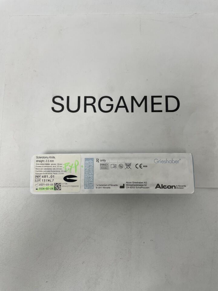 681.01 - ALCON - Grieshaber UltraSharp Scleral Knife, (EA)