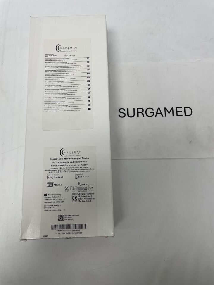 CM8002 - CAYENNE MEDICAL - CrossFix II Meniscal Repair Device, Up Curve, (BX/1)