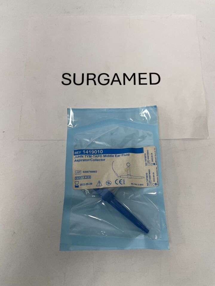 1419010 - MEDTRONIC - Xomed Juhn Tym-Tap Middle Ear Fluid Aspirator/Collector, (EA)