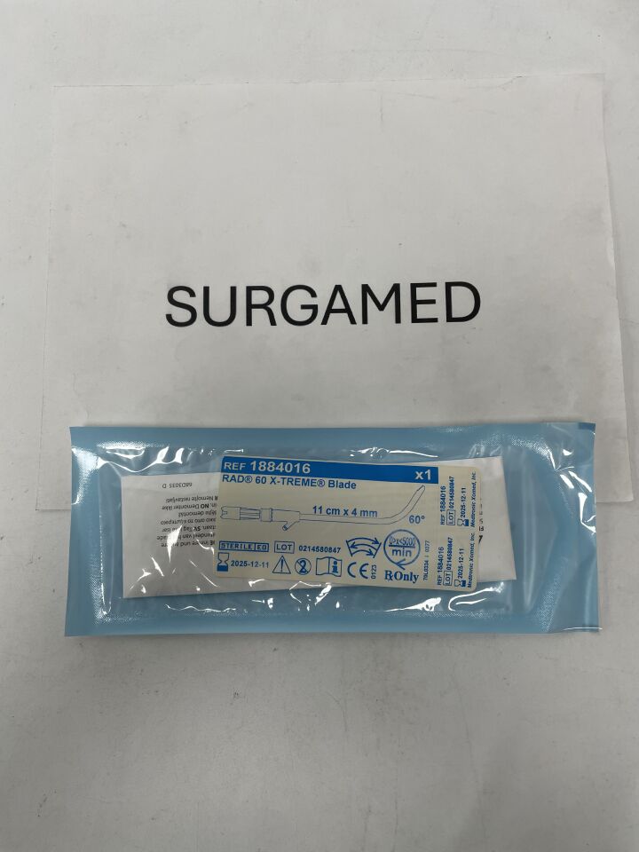 1884016 - MEDTRONIC - 4.0mm RAD 60 Curved Sinus Blade, 11cm, (EA)