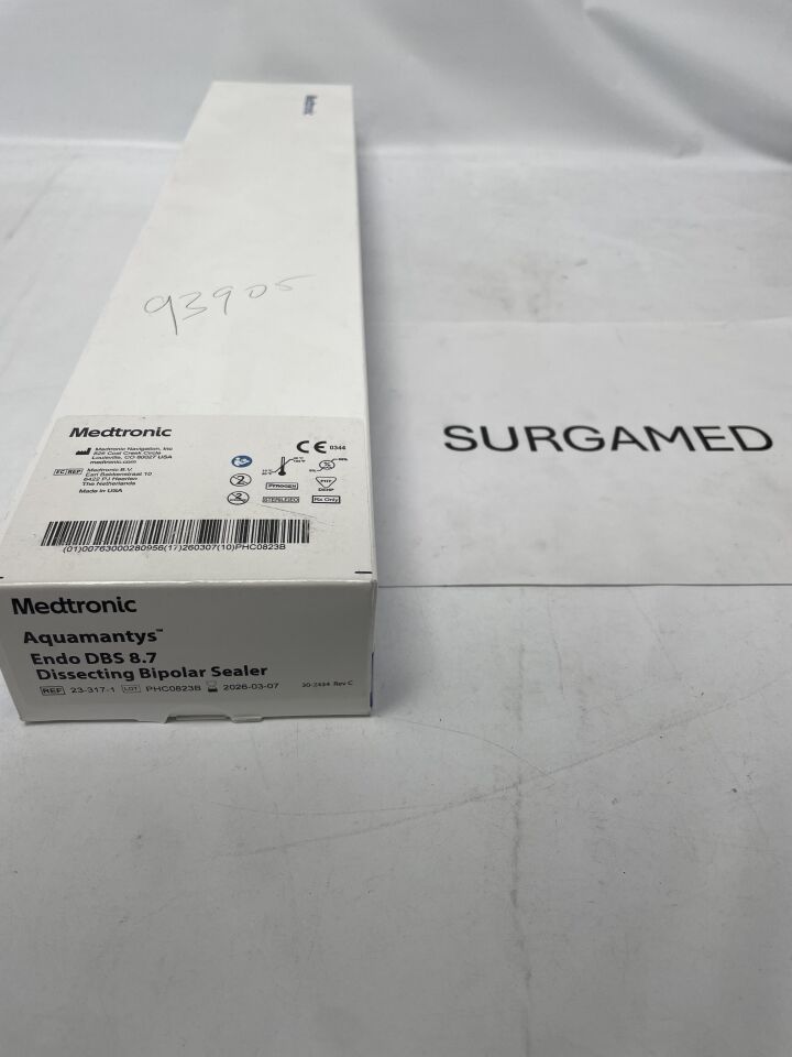 23-317-1 - MEDTRONIC - Aquamantys Endo DBS 8.7 Dissecting Bipolar Sealer, (BX/1)