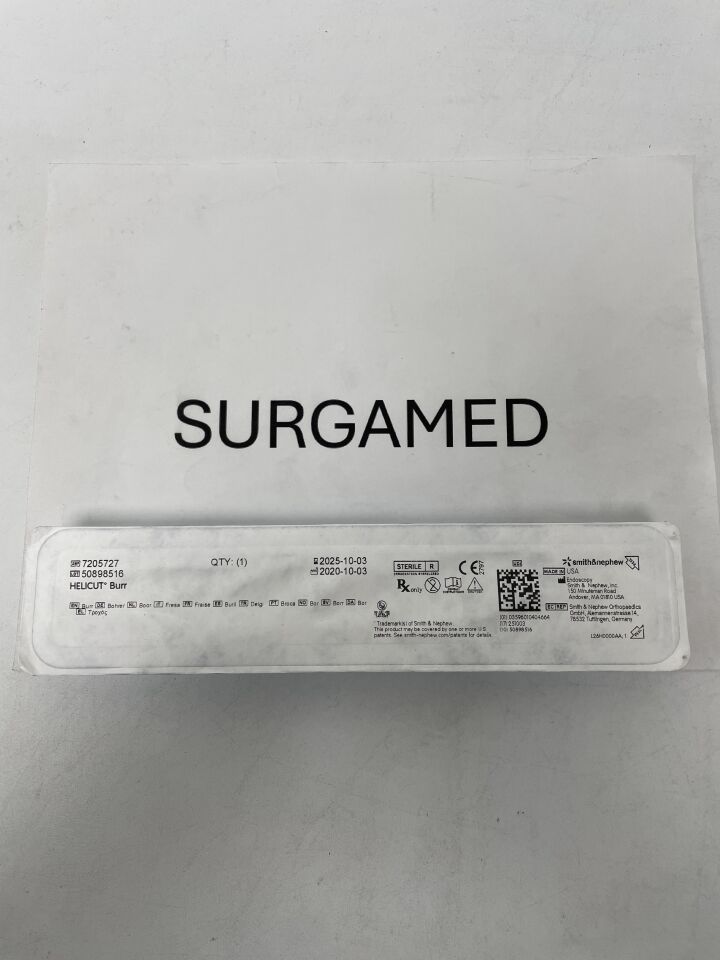 7205727 - SMITH & NEPHEW - Dyonics Arthroscopic Surgery Blade Helicut Burr, 4.5mm, (EA)