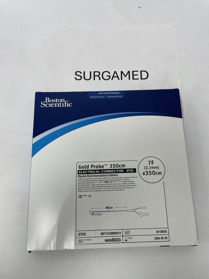 6022 - BOSTON SCIENTIFIC - Gold Probe Bipolar Electrohemostasis Catheter - Electrical Connector - STD - 7Fr x 350cm, (BX/1)