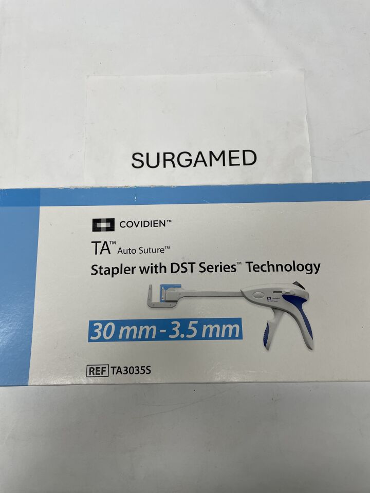 TA3035S - COVIDIEN - TA Single-Use Reloadable Stapler with DST Series Technology, 30 mm Size, (BX/1)