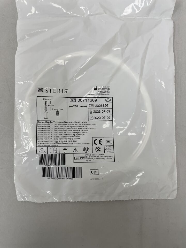 711609 - STERIS - Double-Header Combination Cleaning Brush, Endoscopy 5-7mm Taper, (EA)