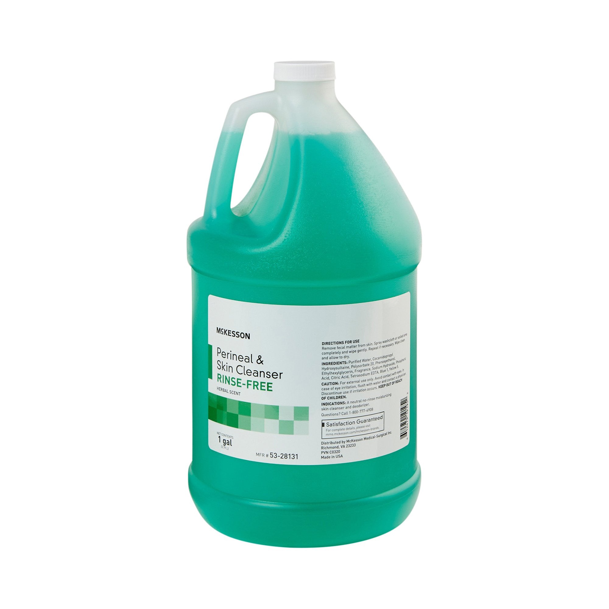 579394 - McKesson - Rinse-Free Perineal Wash McKesson Liquid 1 gal. Jug Herbal Scent 53-28131 Case of 4, (CS)