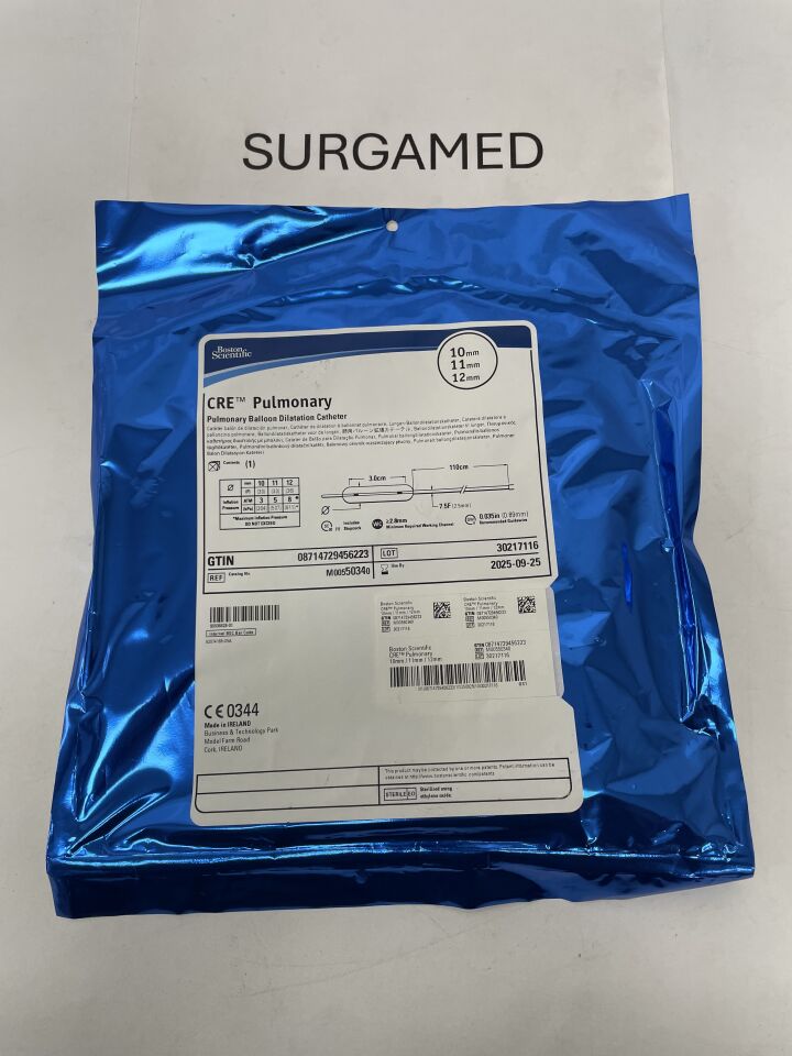 5034 - BOSTON SCIENTIFIC - CRE Pulmonary Balloon Dilatation Catheter - 10mm x 11mm x 12mm, (EA)
