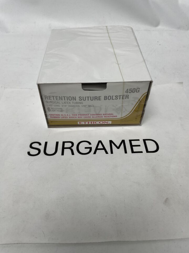 450G - ETHICON - Latex Tubing Suture Bolster, 2-1/2 in. Length, (BX/12)