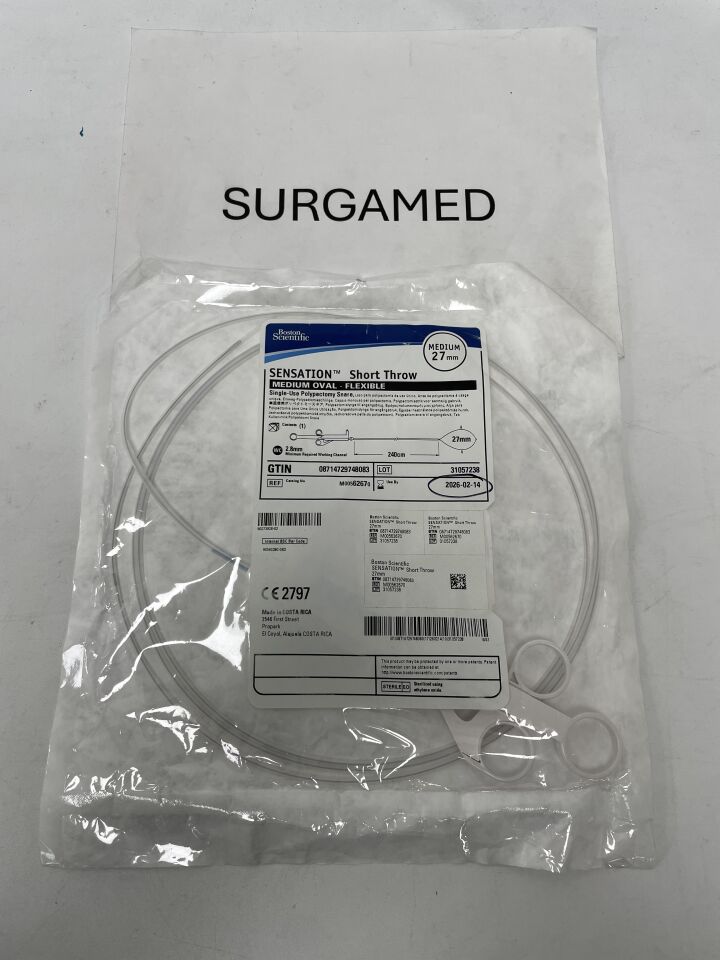 6267 - BOSTON SCIENTIFIC - Sensation Short Throw Snare, Medium, 27mm Loop Width, 240 cm Length, (EA)