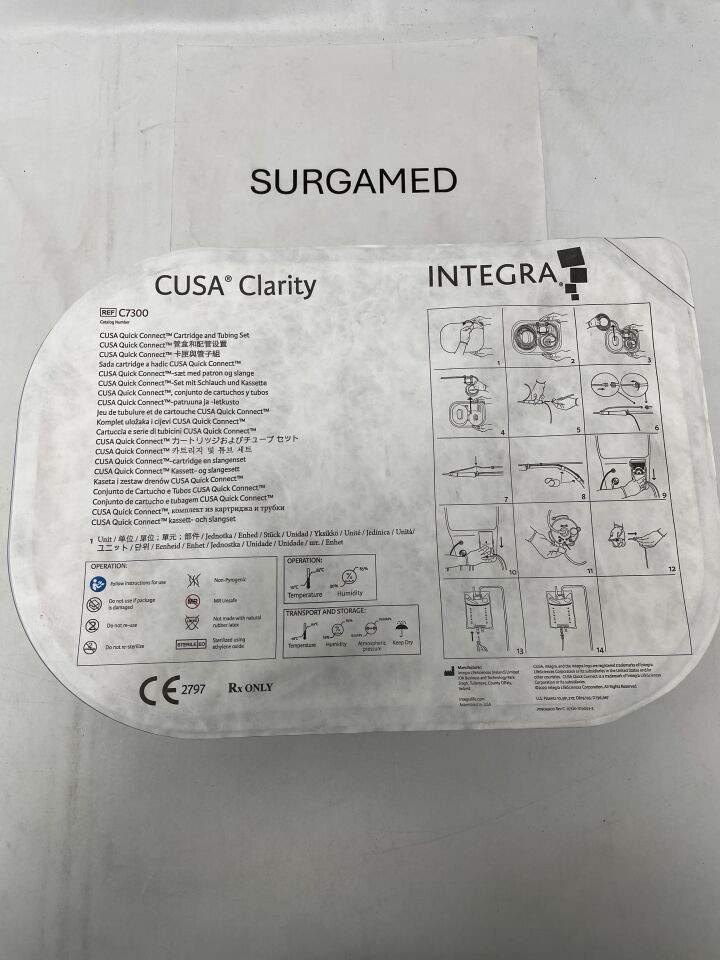 C7300 - INTEGRA - Cusa Clarity Quick Connect Cartridge & Tubing Set, (EA)