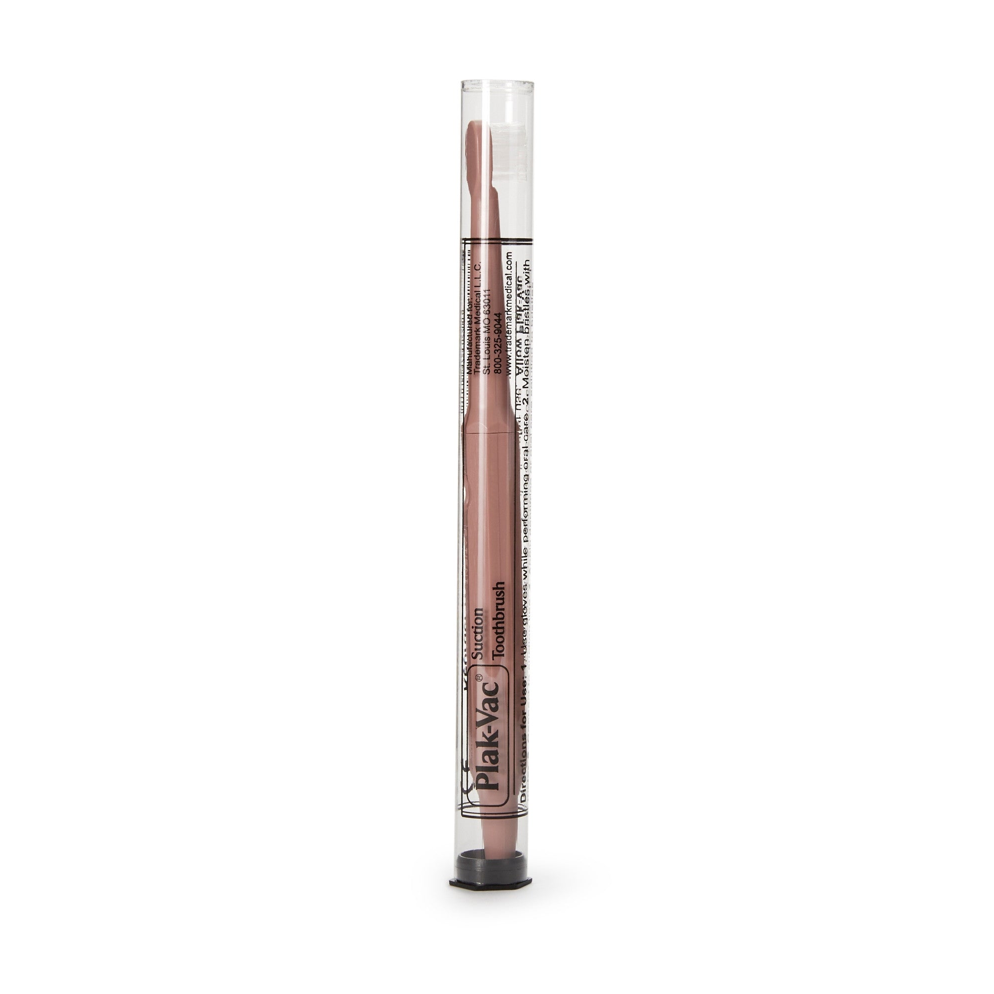 580553 - Plak-Vac - Suction Toothbrush Plak-Vac Pink Adult Soft 2200B Box of 12, (BX)
