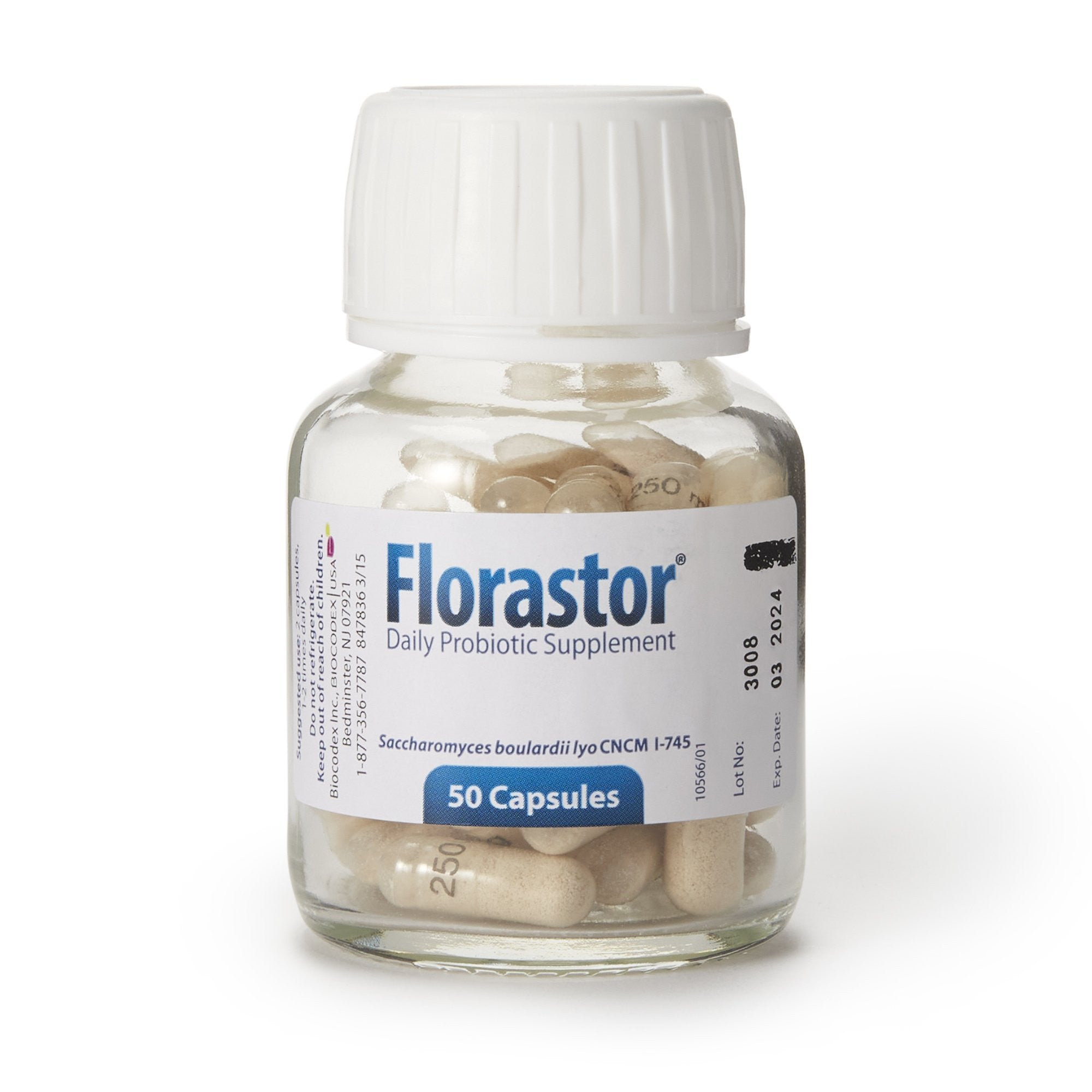 582286 - Florastor - Probiotic Dietary Supplement Florastor Capsule Pack of 1, (EA)