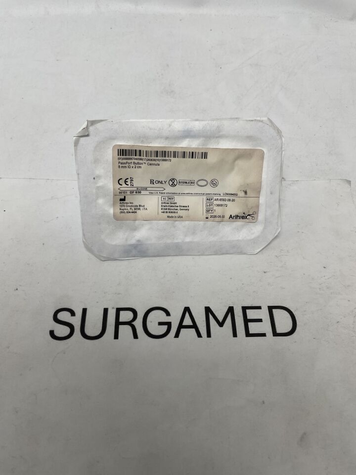 AR-6592-08-20 - ARTHREX - Passport Button Cannula -, (EA)
