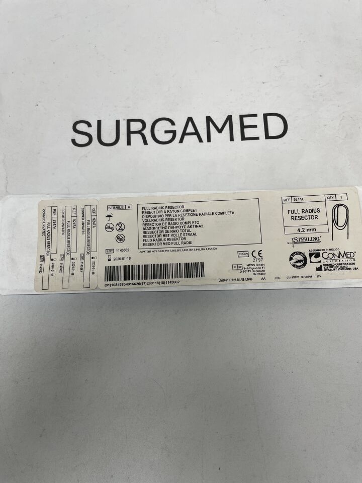 9247A - CONMED - 4.2mm FULL RADIUS RESECTOR BLADE, (EA)