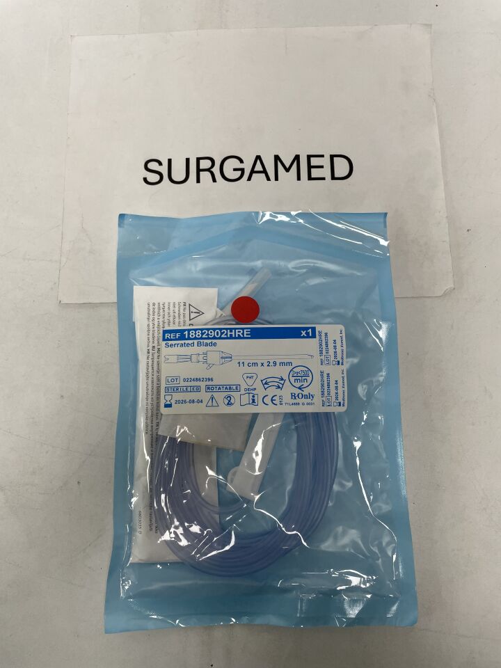 1882902HRE - MEDTRONIC - 2.9mm Rotatable Skimmer Angle-Tip Blade: 11cm, (EA)