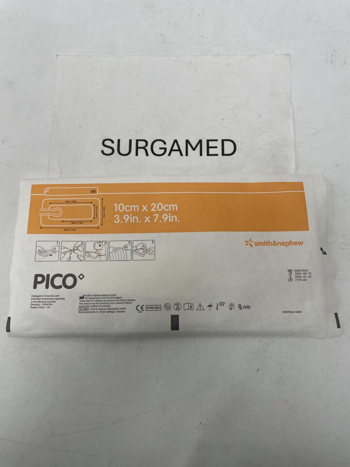 66022042-D - SMITH & NEPHEW - PICO NPWT Dressing, 10cm x 20cm (Dressing Only), (EA)