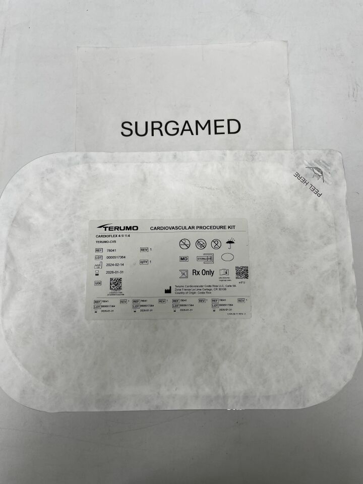 78041 - TERUMO - Cardiovascular Procedure Kit, (EA)