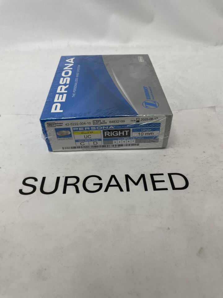 42-5222-004-10 - ZIMMER - PERSONA Vivacit-E UC Knee System, Right, 10mm, (BX/1)