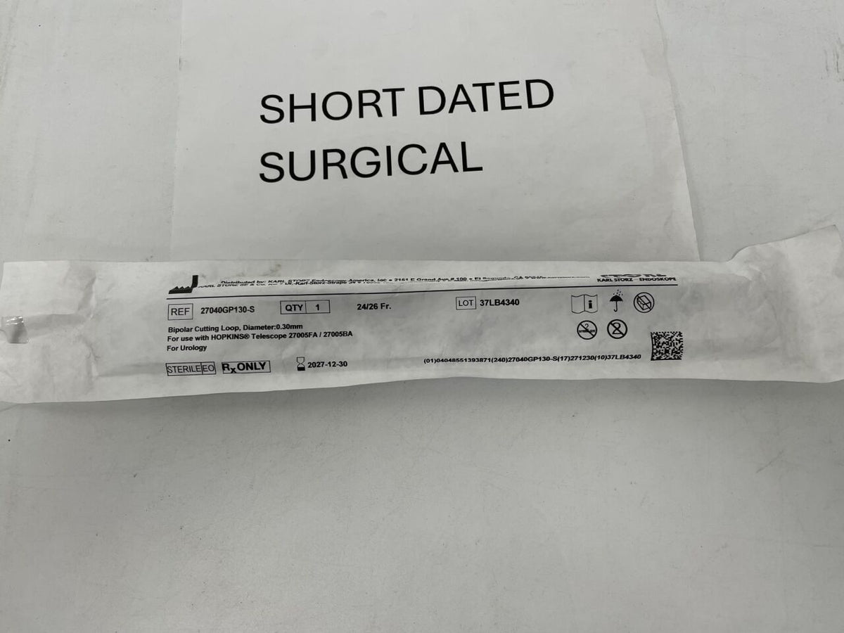 27040GP130-S - STORZ - Bipolar Cutting Loop Electrode, 24/26 Fr Size, 0.3 mm dia. Wire, (EA)