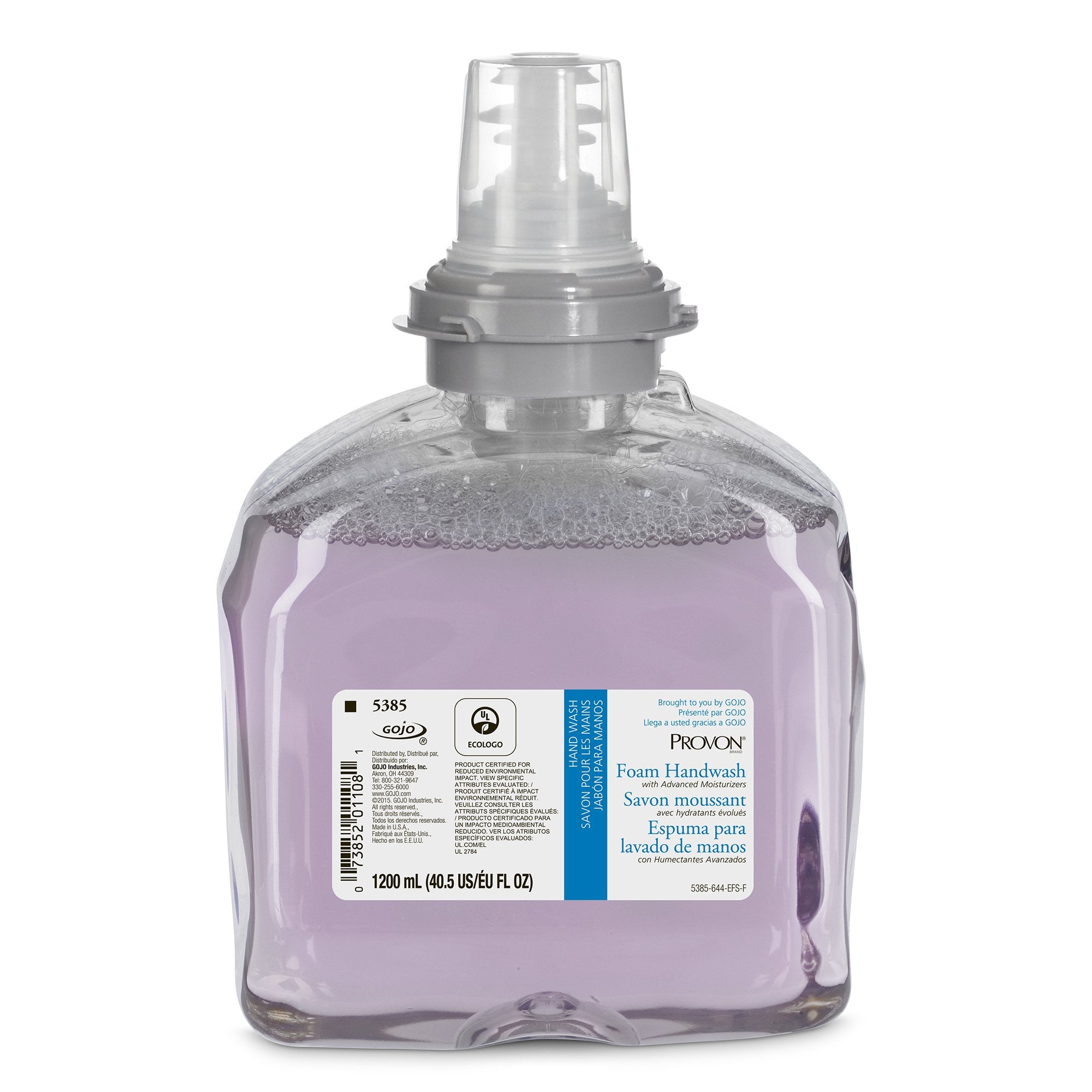 582874 - PROVON - Soap PROVON Foaming 1,200 mL Dispenser Refill Bottle Cranberry Scent 5385-02 Pack of 1, (EA)