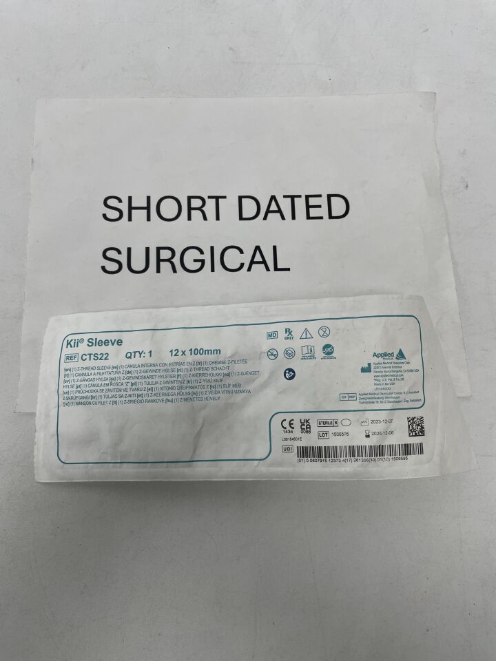 CTS22 - APPLIED - Kii Sleeve, Z-Thread, 12mm x 100mm, (EA)