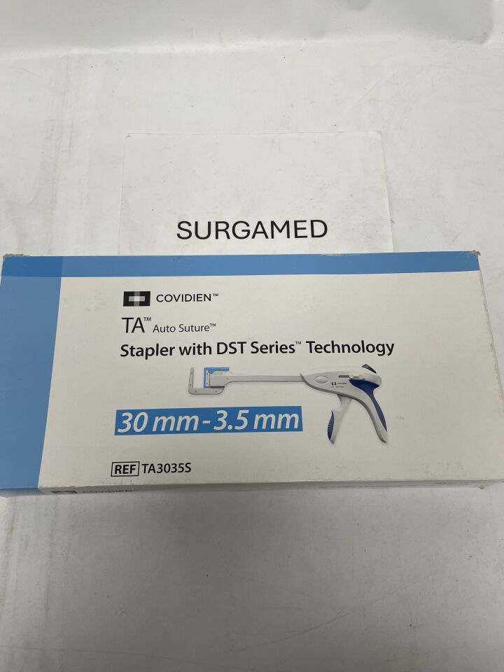 TA3035S - COVIDIEN - TA Single-Use Reloadable Stapler with DST Series Technology, 30 mm Size, (BX/1)