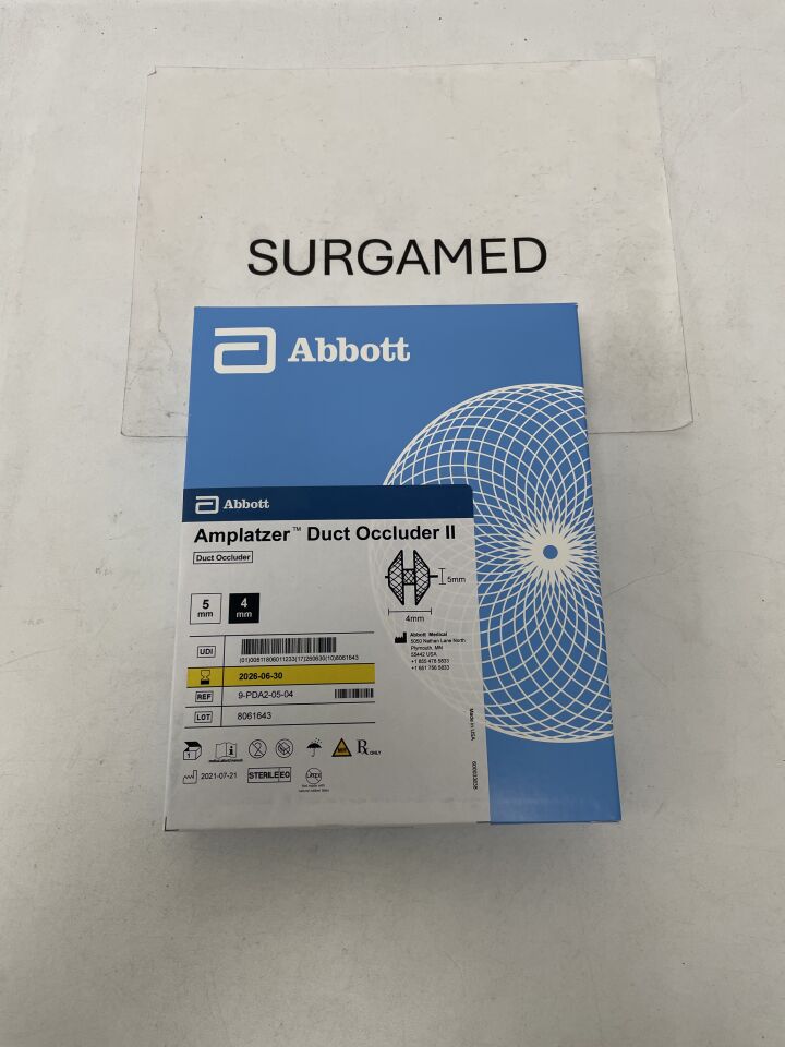 9-PDA2-05-04 - ABBOTT - Amplatzer Duct Occluder II - 5mm x 4mm, (BX/1)