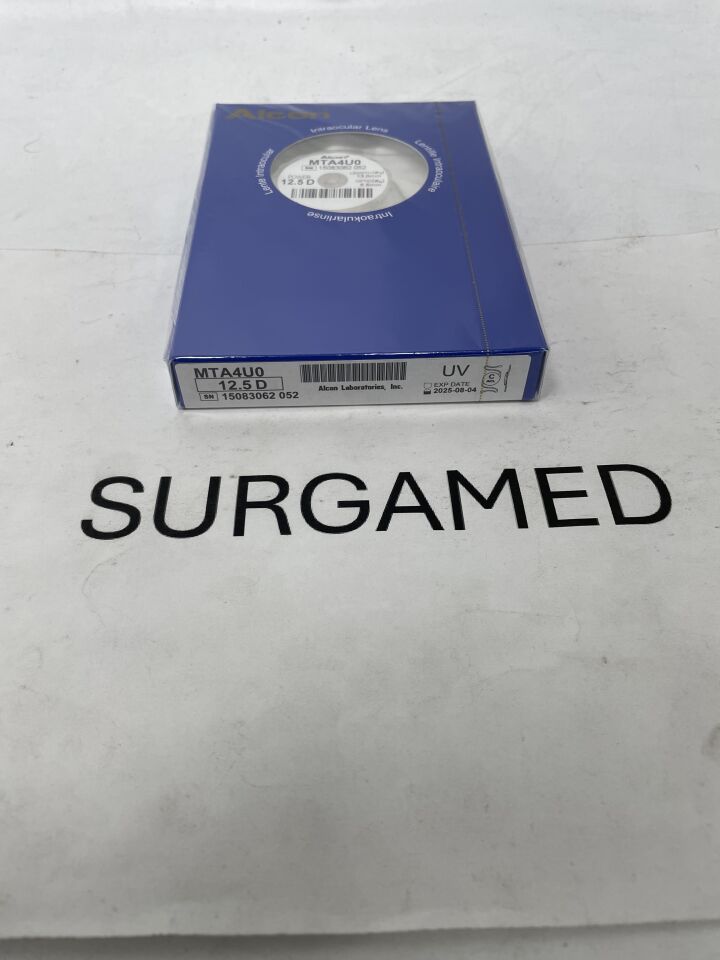 MTA4U0.125 - ALCON - Kelman Multiflex III Intraocular Lens, 12.5D, (BX/1)