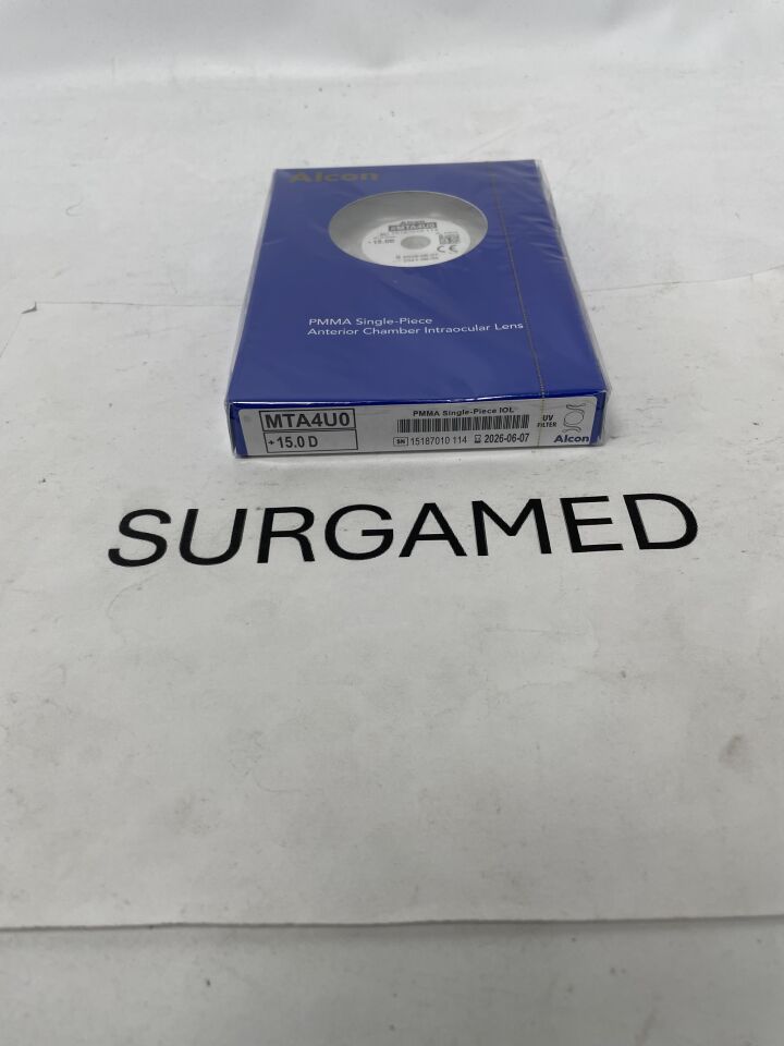 MTA4U0.150 - ALCON - Kelman Multiflex III Intraocular Lens, 15.0D, (BX/1)