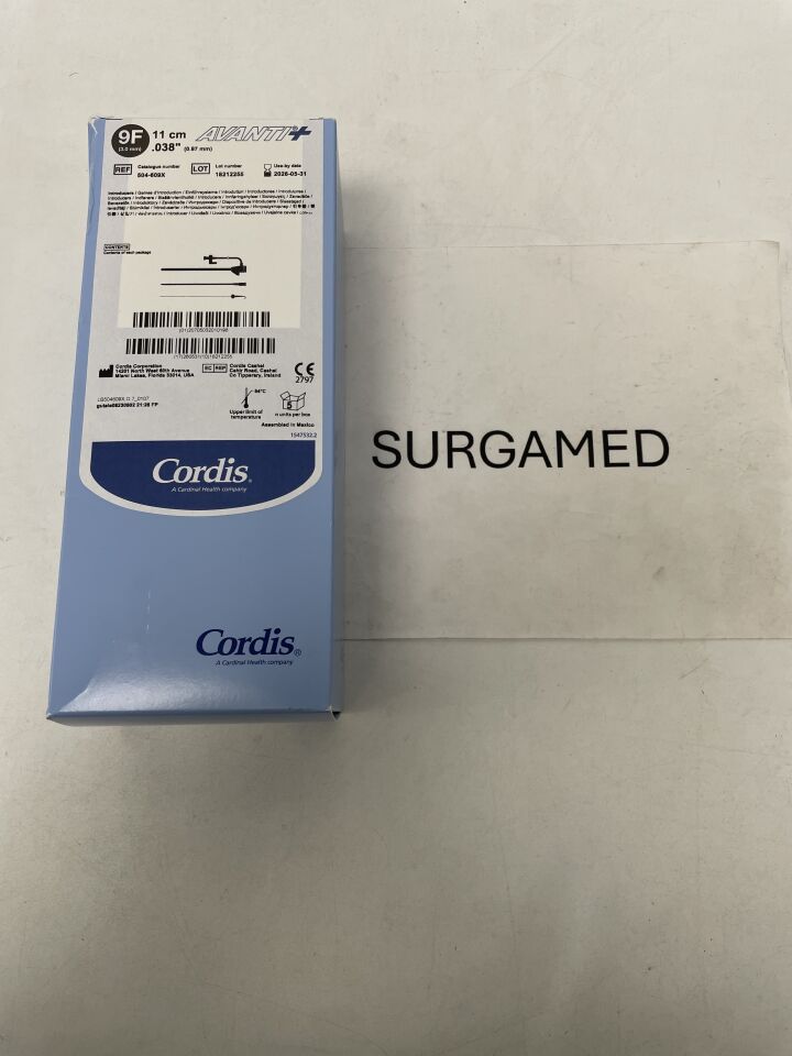 504-609X - CORDIS - Avanti+ Introducer, 9F X 11cm, (BX/5)