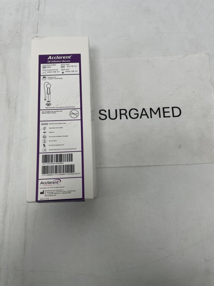 SEID - ACCLARENT - Acclarent Se Inflation Device, 1 PK, (BX/1)
