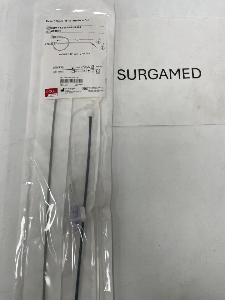 G13081 - COOK - Flexor Check-Flo Introducer Set 10F x 0.035", (EA)
