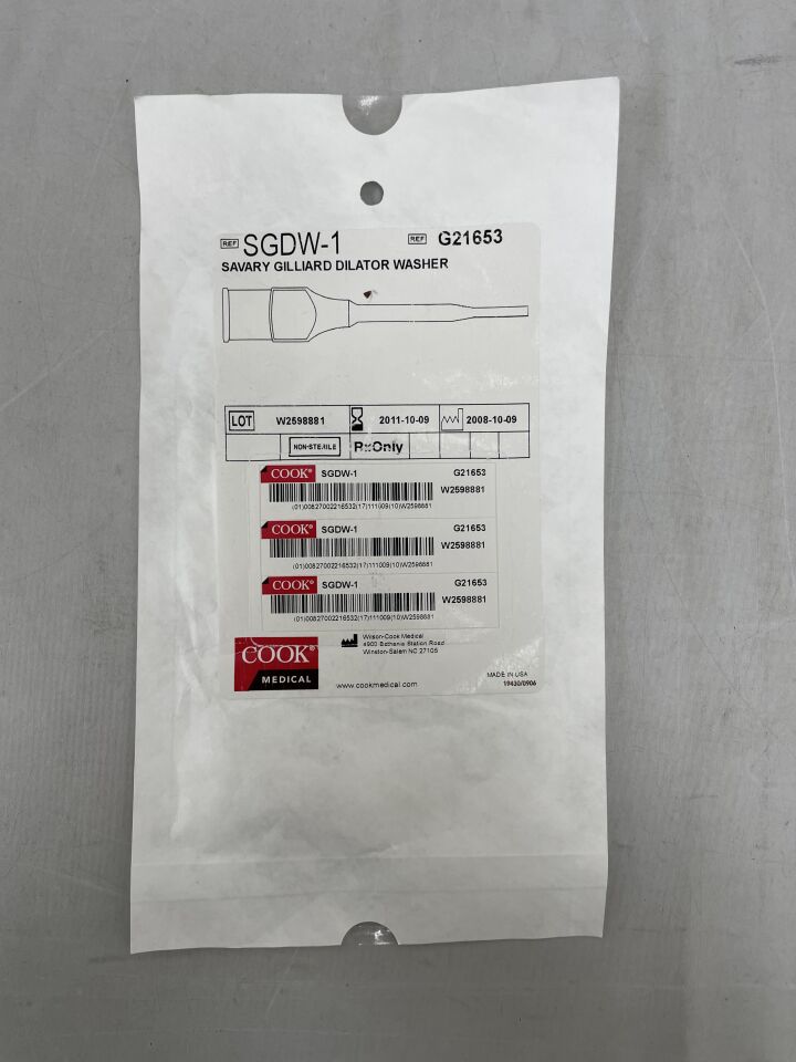 G21653 - COOK - Savary Gilliard Dilator Washer, (EA)