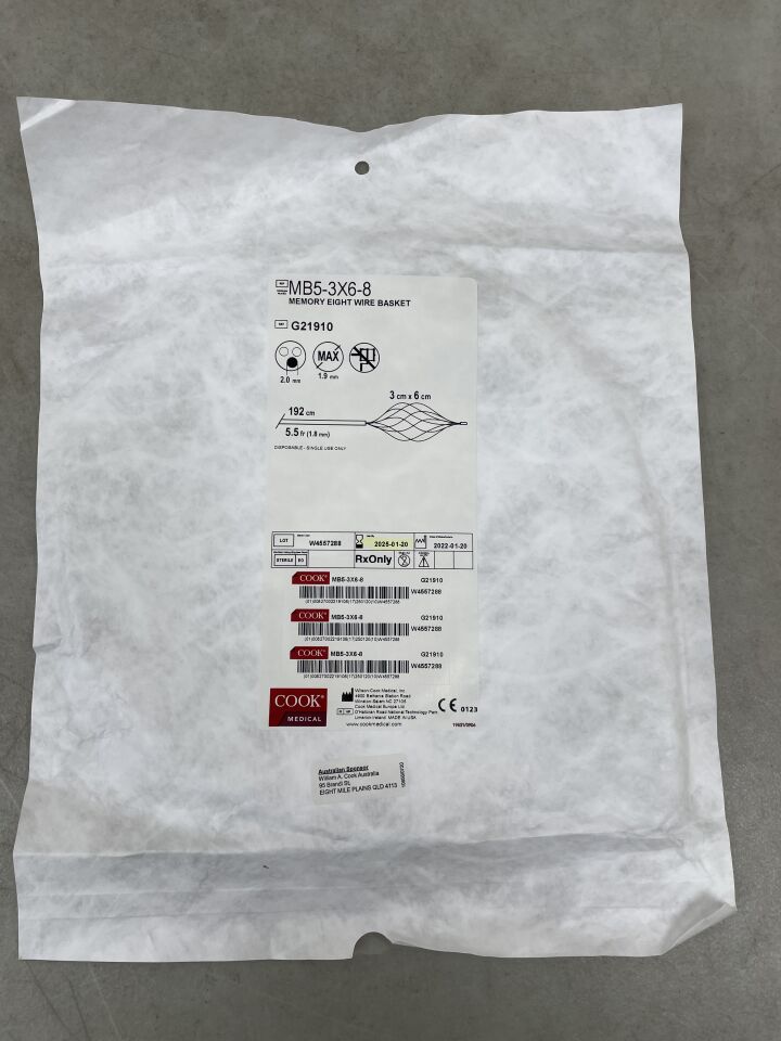G21910 - COOK - Memory Basket Eight Wire 3cm x 6cm, (EA)