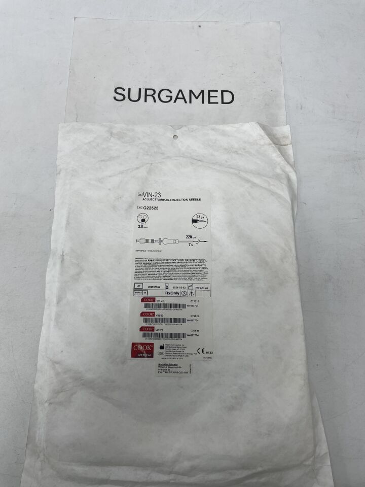G22525 - COOK - AcuJect Variable Injection Needle, 23F, (EA)
