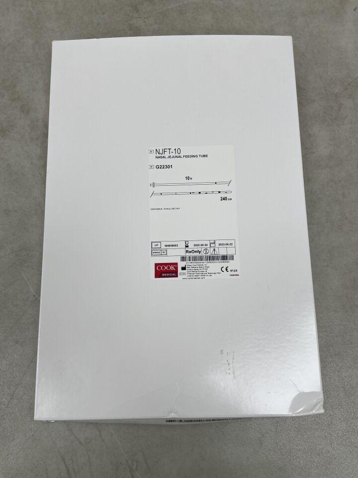 G22301 - COOK - Nasal Jejunal Feeding Tube, 10Fr, 240cm, (BX/1)