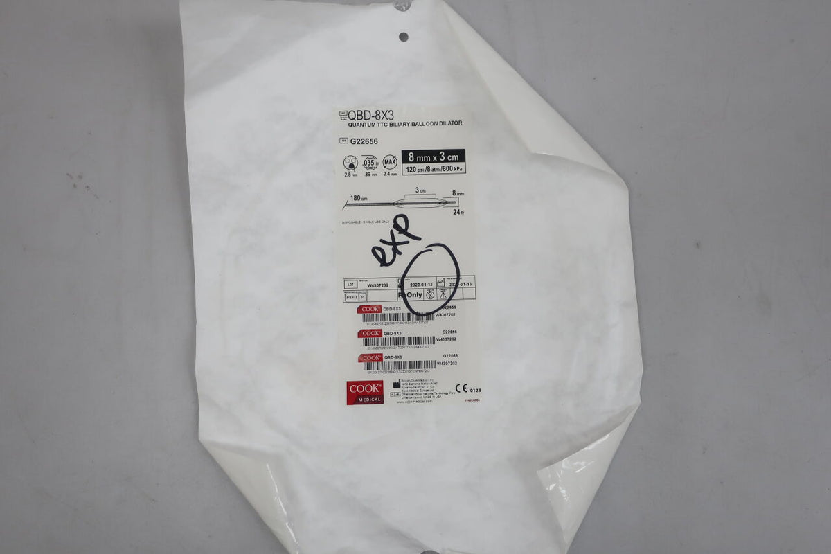 G22656 - COOK - Quantum TTC Biliary Balloon Dilator 8MM x 3CM, (EA)