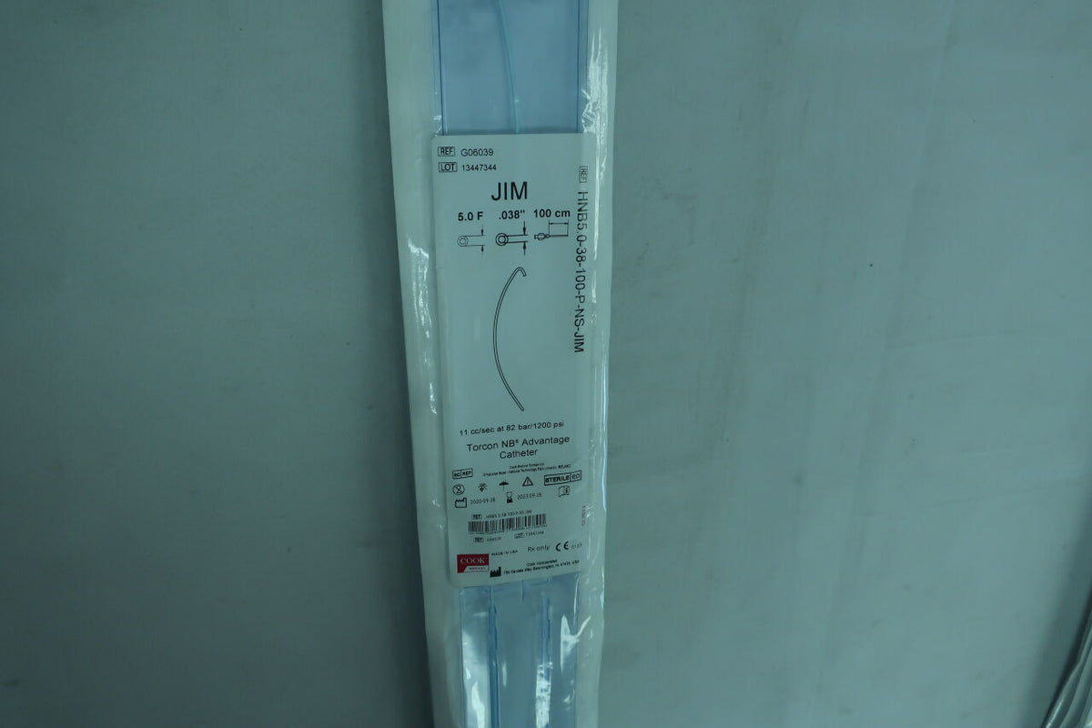 G06039 - COOK - Torcon NB Advantage Catheter 5F x 100cm, 0.038, (EA)