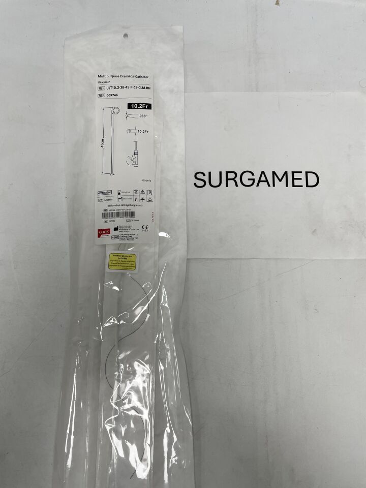 G09766 - COOK - Mac-Loc Multipurpose Drainage Catheter 10.2F x 45cm, (EA)