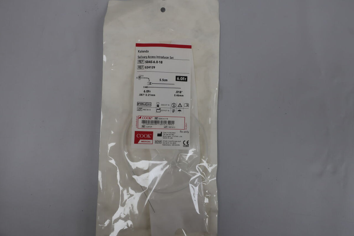 G24129 - COOK - Kolenda Salivary Access Introducer Set 2.2mm x 5.5cm, (EA)