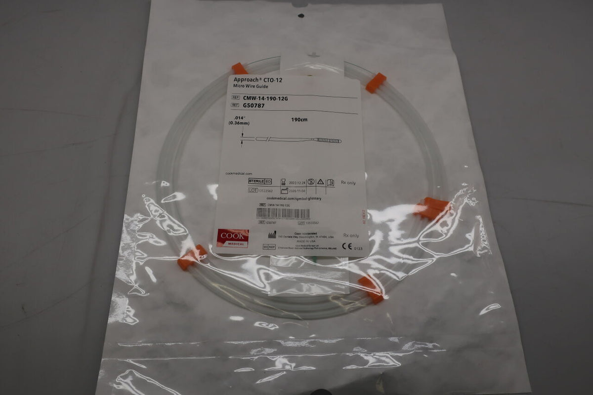 G50787 - COOK - approach cto micro wire guide 0.014" x 190cm, (EA)